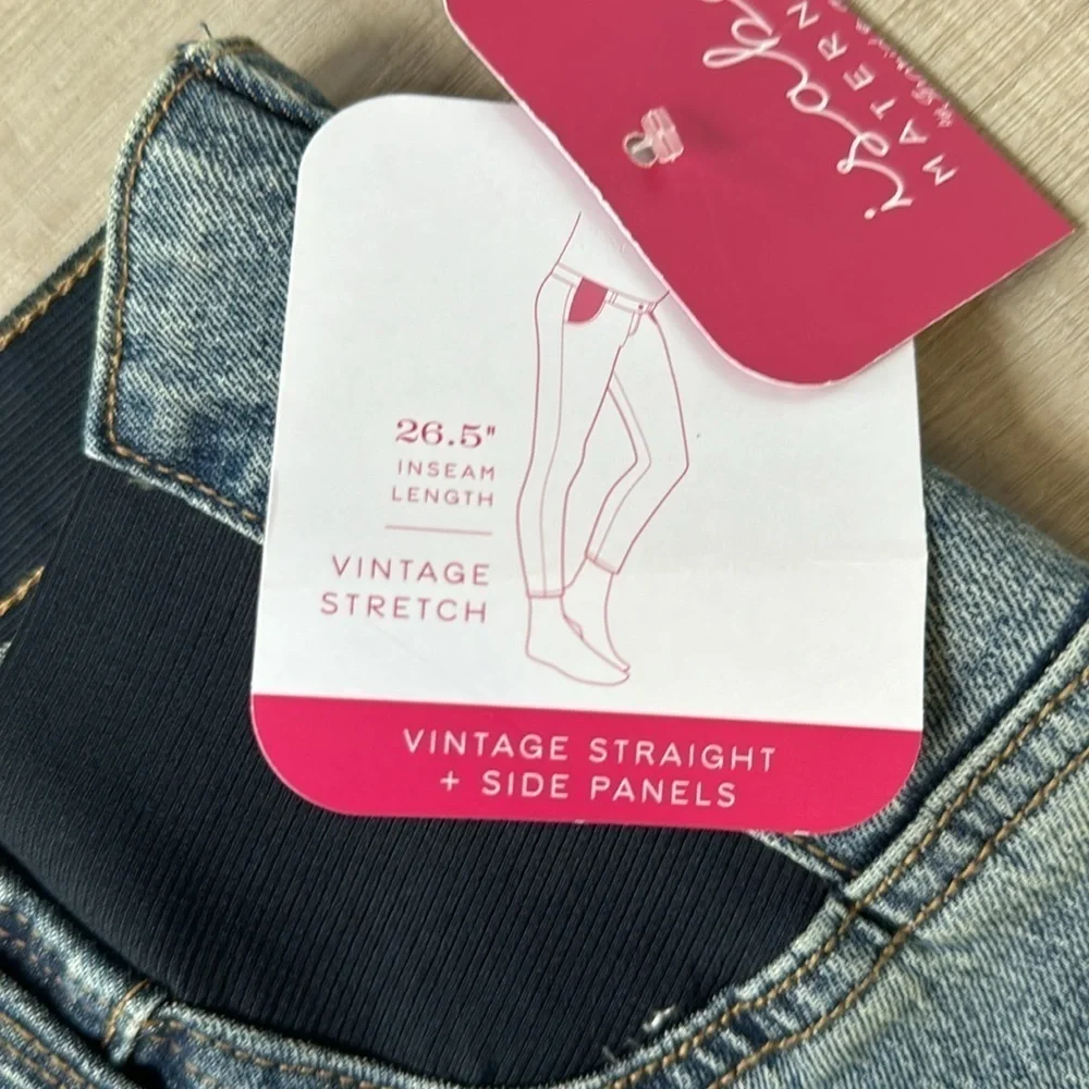 NWT Isabel Maternity vintage straight jeans